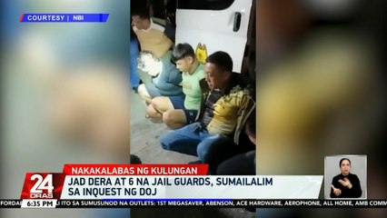 Video herunterladen: Mga nagsabwatan umano para makalabas ang isang detainee ng NBI, inaalam na ng DOJ kung sino | 24 Oras