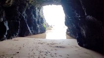 Sea caves at Castlerock, Downhill and Mussenden