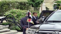 الرئيس السيسي يلتقي الرئيس الفرنسى إيمانويل ماكرون بقصر الأليزية