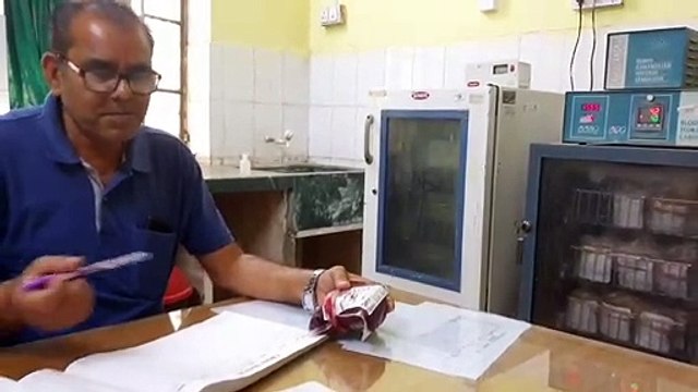 खबर का असर .....14 माह बाद करौली ब्लड बैंक से चिकित्सालय में आया रक्त