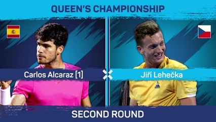 Alcaraz strolls into Queen's quarter-finals