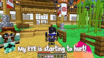 Playing Minecraft as a PINK NINJA!