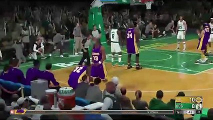 NBA 2K18 Lakers vs Celtics Part 1