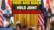 PM Modi and Joe Biden Hold joint press conference; address media at White House | Oneindia News