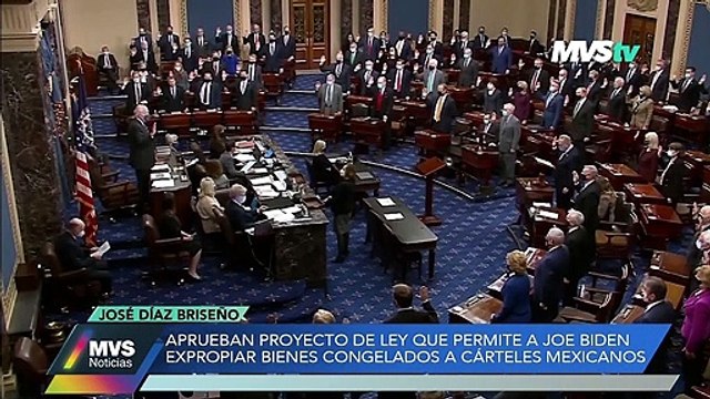 Aprueban proyecto de ley que permite a Joe Biden expropiar bienes congelados de cárteles mexicanos