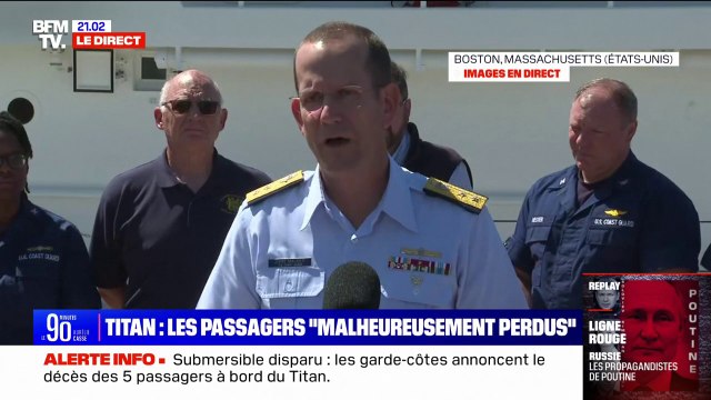 Submersible: les garde-côtes américains adressent leurs plus sincères condoléances aux proches de l'équipage