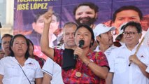 La líder indígena Thelma Cabrera invita a votar por la oposición en elecciones de Guatemala