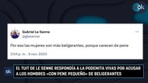 El tuit de Le Senne respondía a la podemita Vivas por acusar a los hombres «con pene pequeño» de beligerantes