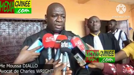 JUSTICE : L'avocat de ministre charles Wright...