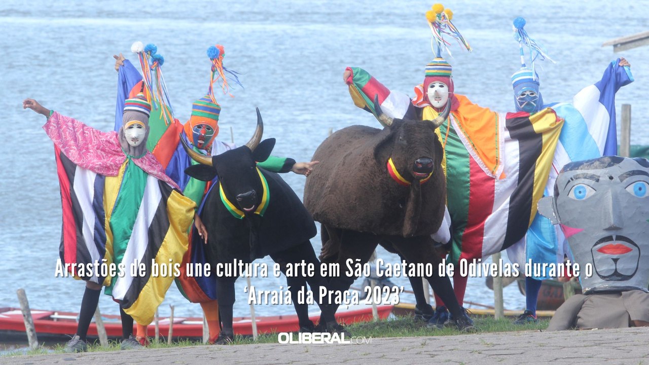 Arrastões de bois une cultura e arte em São Caetano de Odivelas durante o ‘Arraiá da Praça 2023’