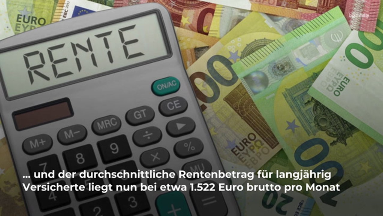 Rente: So stark ist sie in den vergangenen Jahren angestiegen