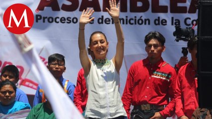 Claudia Sheinbaum encabeza a la asamblea informativa en Tijuana