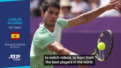 Alcaraz trying to learn from Federer and Murray for grass court season