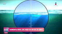 El nivel del mar va en aumento