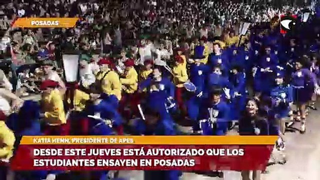 Desde este jueves está autorizado que los estudiantes ensayen en Posadas