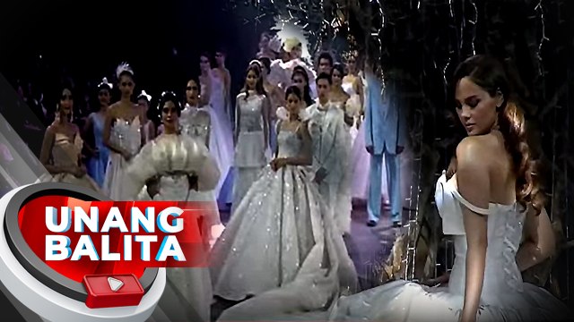 Classic and dramatic na design ng wedding gowns, inirampa sa Marry Me at Marriott Bridal Fashion Show | UB