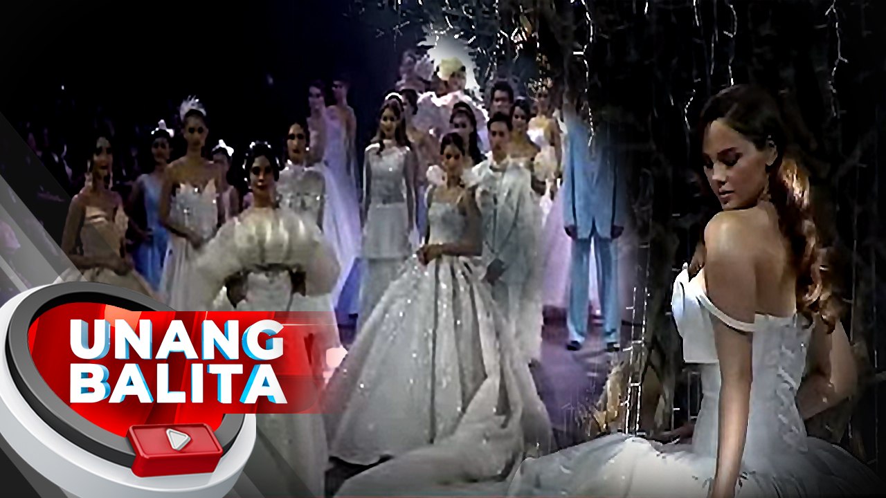 Classic and dramatic na design ng wedding gowns, inirampa sa "Marry Me at Marriott" Bridal Fashion Show | UB