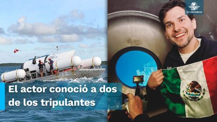 Alan Estrada manda sus condolencias a las familias de los tripulantes del Titán