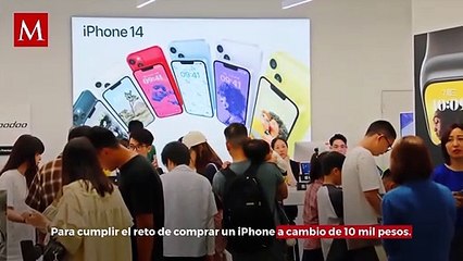 Albañil compra el iPhone 14 más caro en Apple y deja sin palabras al vendedor