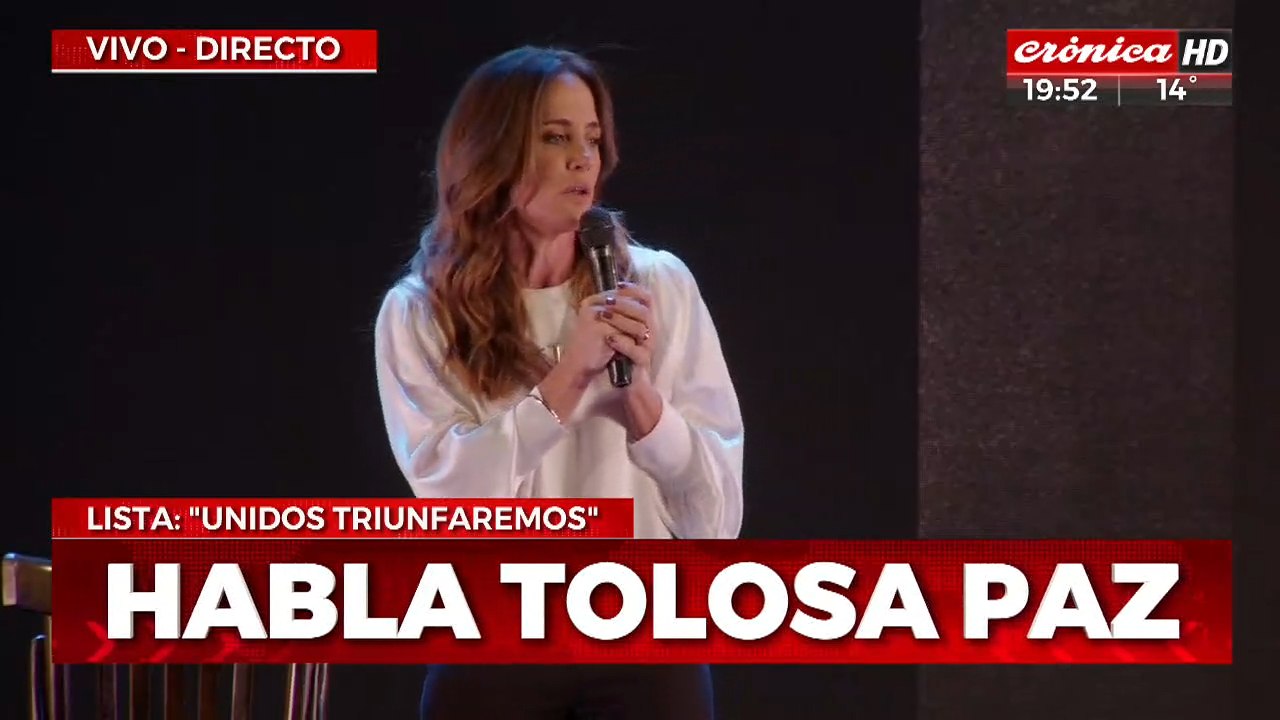 Tolosa Paz: "Acompañamos a Daniel Scioli por la coherencia"