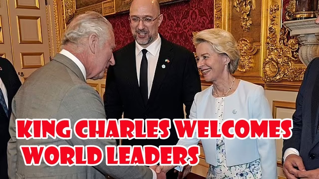King Charles welcomes world leaders and distinguished guests to St James's Palace