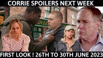 First Look ! 12 huge Coronation Street spoilers for next week 26th to 30th June 2023