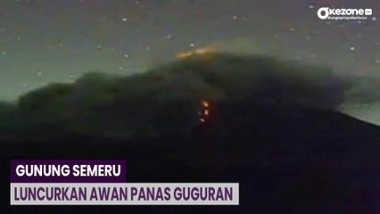 Gunung Semeru Luncurkan Awan Panas Guguran Sejauh 3.500 Meter