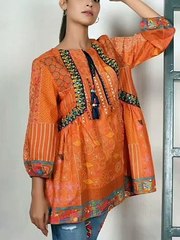 Lawn frock designing ideas 2023--Lawn frock design 2023--Fashion skills art