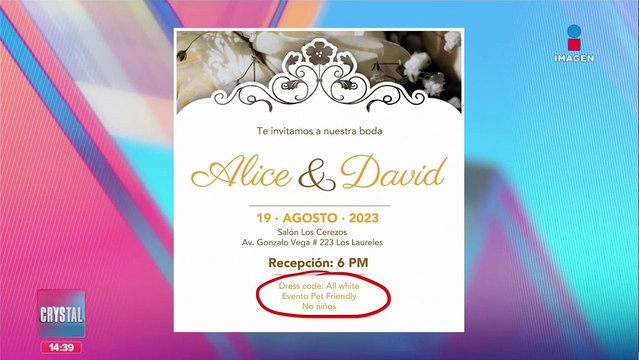 Invitación de boda causa polémica por prohibir entrada a niños