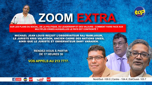 Zoom Extra :Michael Jean Louis reçoit Raj Ramlugun,Kris Valaydon et Dany Varaden_0