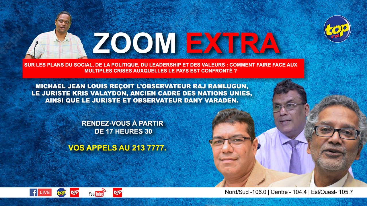 Zoom Extra :Michael Jean Louis reçoit  Raj Ramlugun,Kris Valaydon et Dany Varaden_0