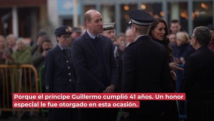 El príncipe Guillermo recibe un regalo muy especial
