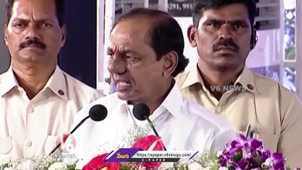 KCR Remembers Telangana Movement | Telangana Martyr's Memorial Inauguration | V6 News