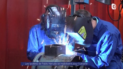 Reportage - Les lycéens de Pablo Neruda se mobilisent pour l'Ukraine - Reportages - TéléGrenoble