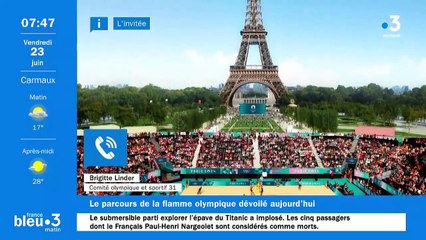 Le parcours de la flamme olympique dévoilé ce 23 juin.