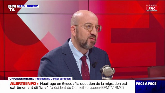 Charles Michel: On ne peut pas accepter que ce soit des groupes criminels qui tentent de décider qui peut venir en Europe