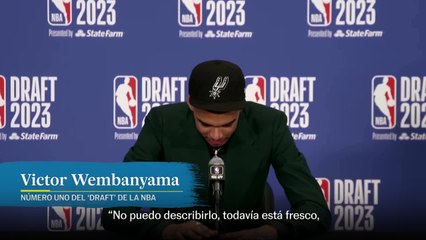 Victor Wembanyama: "Es uno de los mejores días de mi vida"