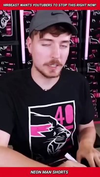 MrBeast wants YouTubers to STOP THIS RIGHT NOW! | MrBeast Shorts | Beast Reacts News Facts #shorts