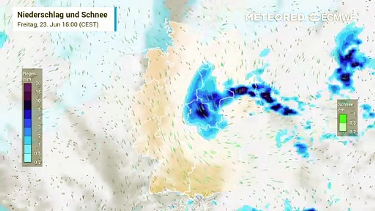 Das Wochenenendwetter für Deutschland vom 23. bis 25. Juni 2023!