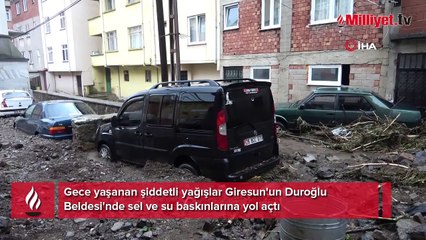 Ordu ve Giresun'da sel! Mahsur kalanlar kurtarıldı