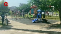 Çocuk parkında silahlı dehşet: O anlar kamerada