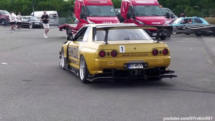 Clean Tuner Cars arriving on a BIG Carshow - Ultrace 2023