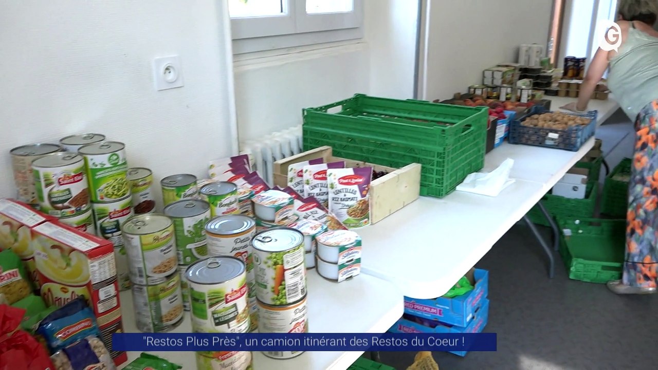 Reportage - "Restos Plus Près", un camion itinérant des Restos du Coeur !