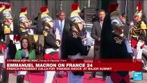 Emmanuel Macron on France 24: The Summit for a New Global Financial Pact, a feeling of déjà vu?