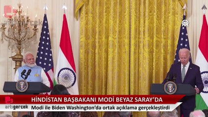 Hindistan Başbakanı Narendra Modi Beyaz Saray'da