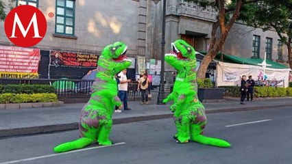 Afuera de la SCJN siguen los plantones, se manifiestan sin saber lo que se debate