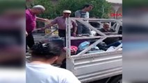İranlıları kamyonetle taşıyan sürücüye 9 bin 128 lira ceza