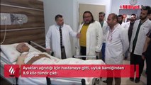 Ayakları ağrıdığı için hastaneye gitti, gerçeği öğrenince hemen ameliyat oldu