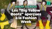 Les « Big Yellow Boots » aperçues à la Fashion Week de Paris vont rappeler des souvenirs à certains