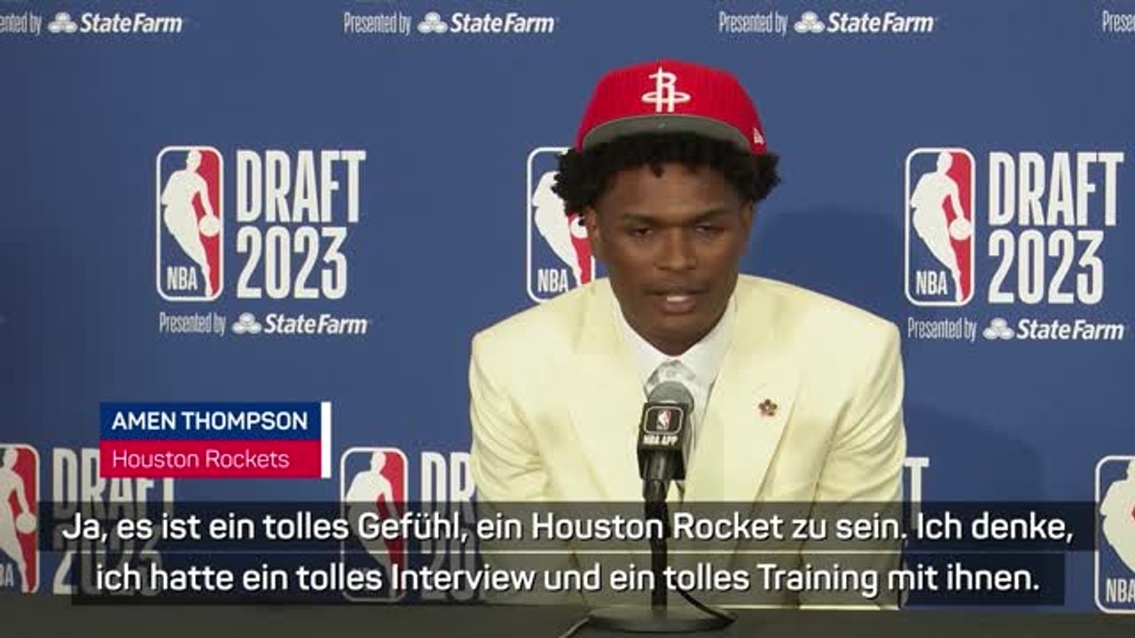 Thompson: "Tolles Gefühl ein Houston Rocket zu sein"